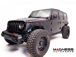 Jeep Wrangler JL Fender Flares - Fab Fours - Front - Base System
